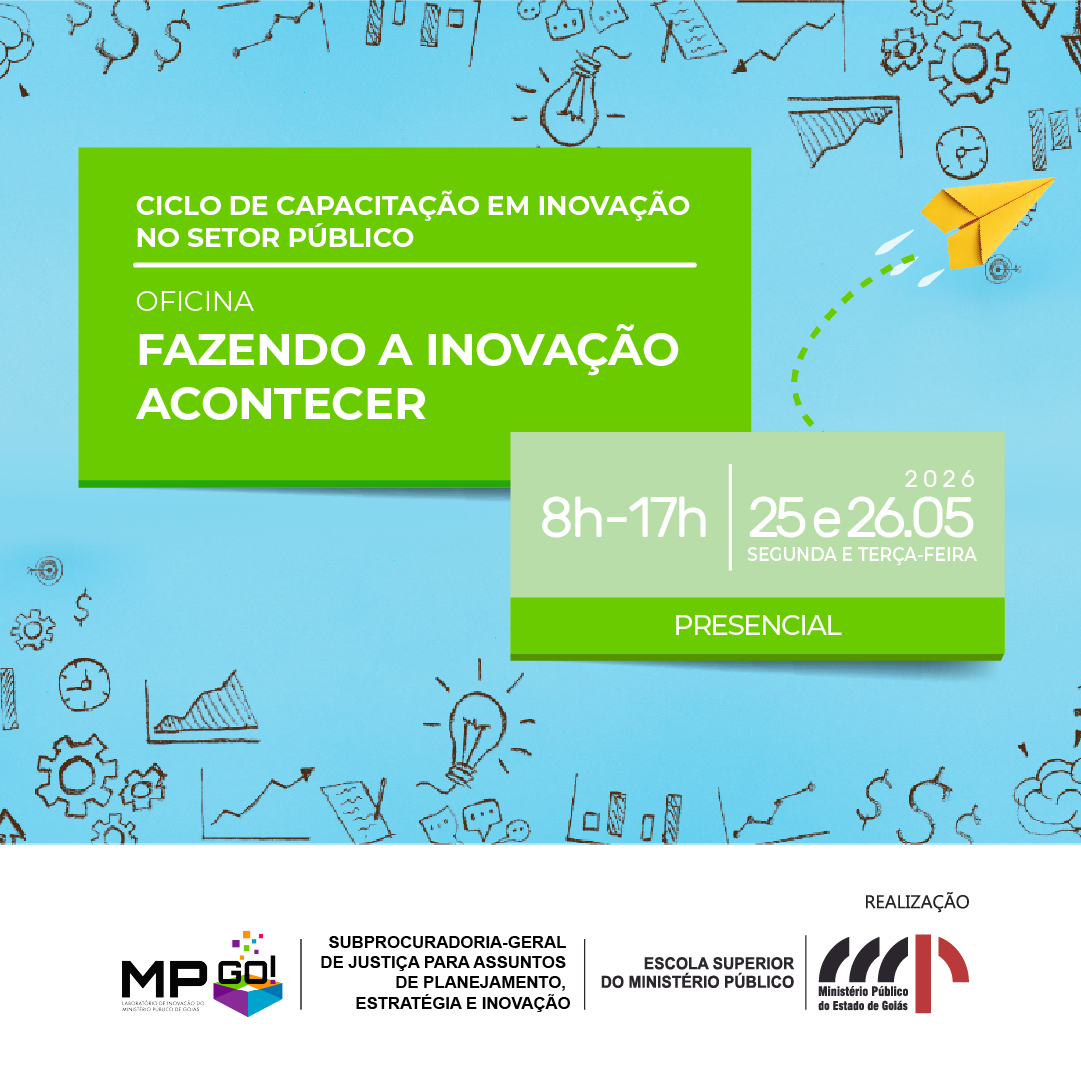Arte específica da Oficina Fazendo a Inovação Acontecer