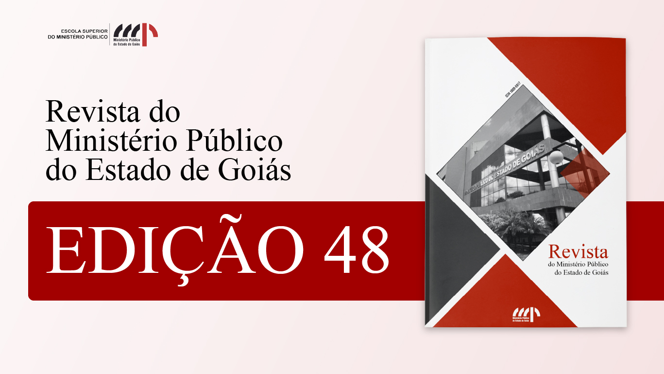 Capa Revista do Ministério Público de Goiás edição 48